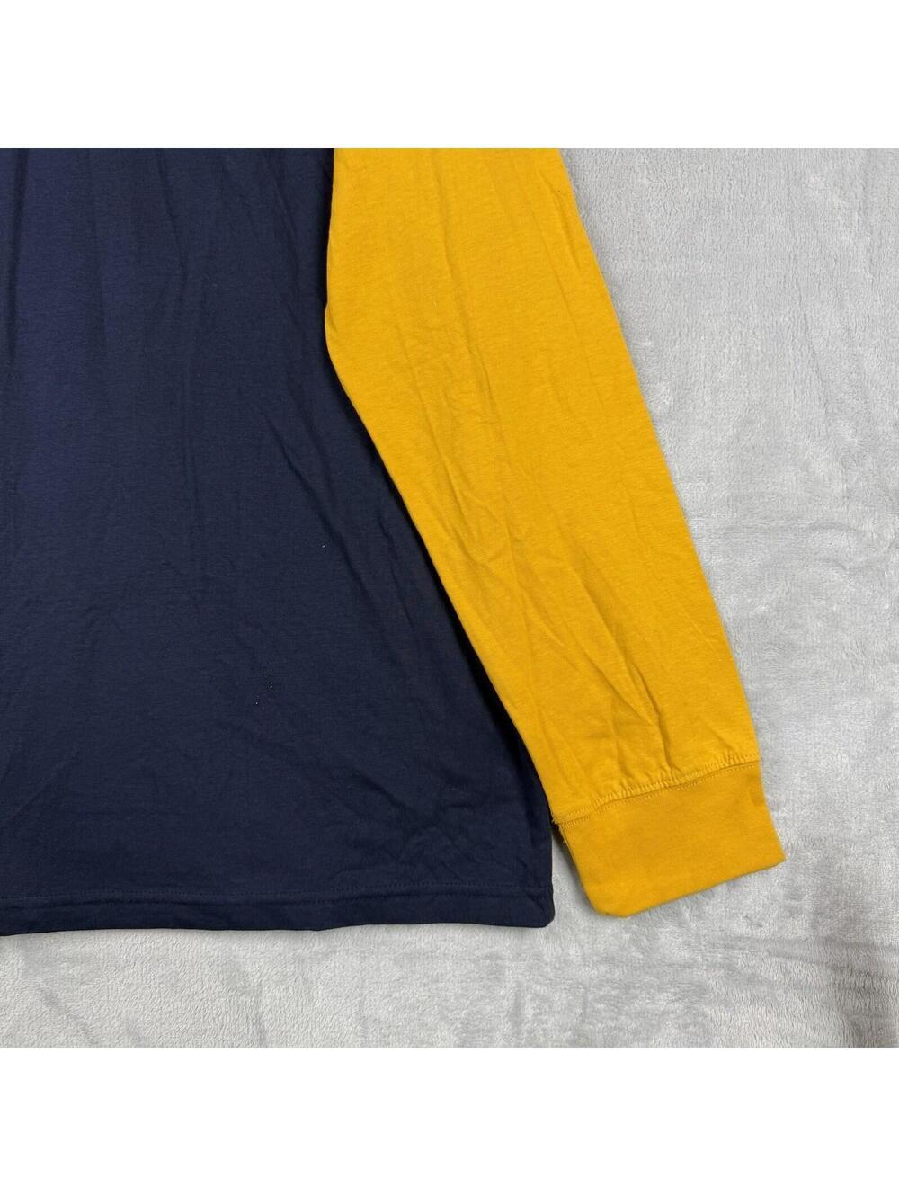 NWT Penfield Raglan Long Sleeve Tee Navy Yellow Men XXL Outdoor Casual gorpcore - Picture 9 of 10